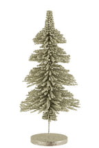 J-LINE KERSTBOOM DECO PLASTIC DOTS GLITTER LICHTGROEN GROOT