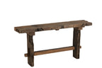 Console Ruw Gerecycled Hout Bruin