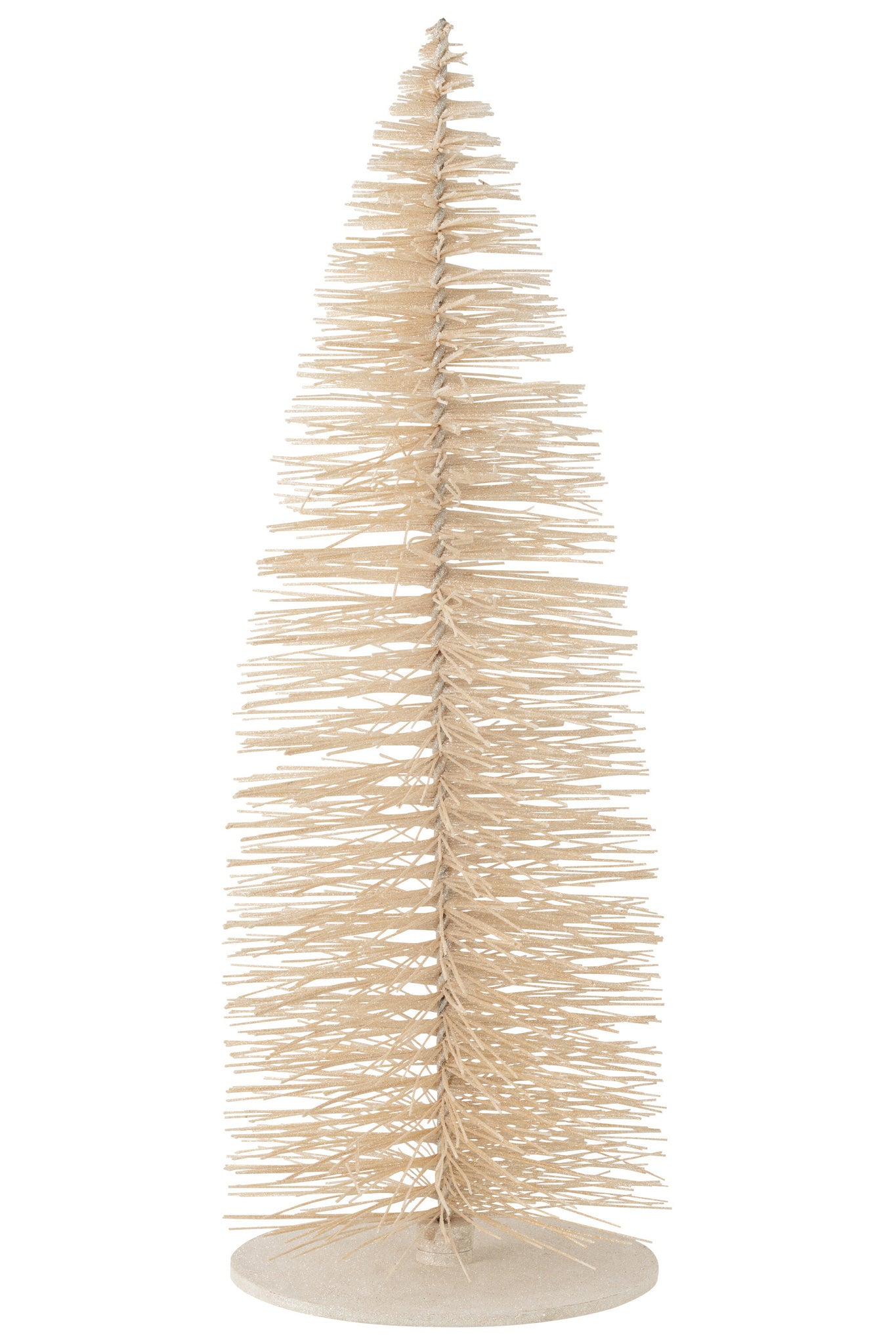 J-LINE KERSTBOOM DECO GLITTERS HOUT WIT EXTRA GROOT