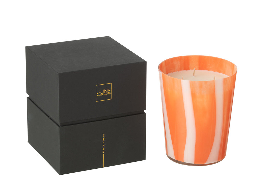 J-Line Geurkaars Noa Lines Oranje Medium - 68H