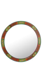 J-LINE RONDE SPIEGEL FRAME MUMBAI MDF MIX