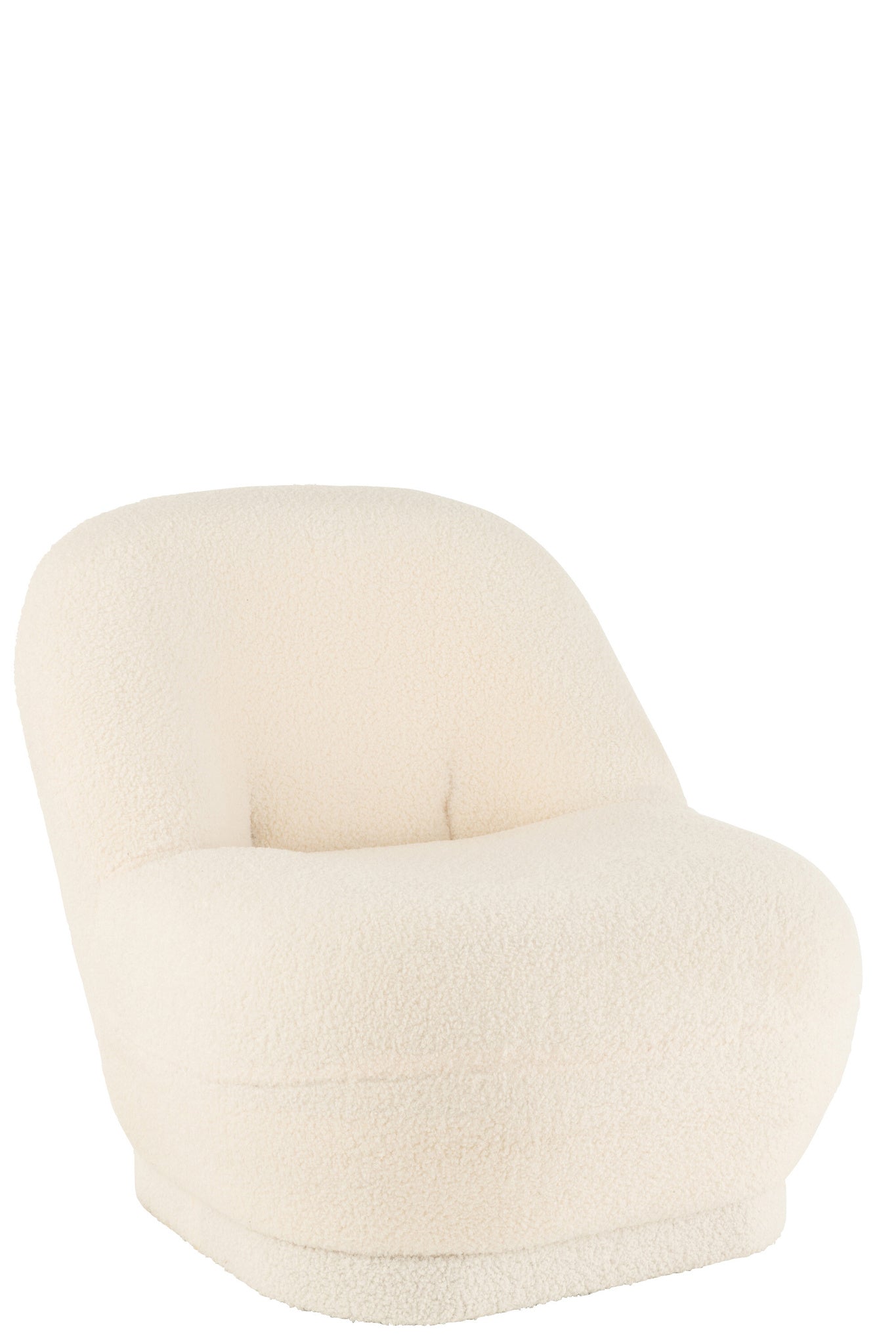 Kruk Teddy Bouclé Wit