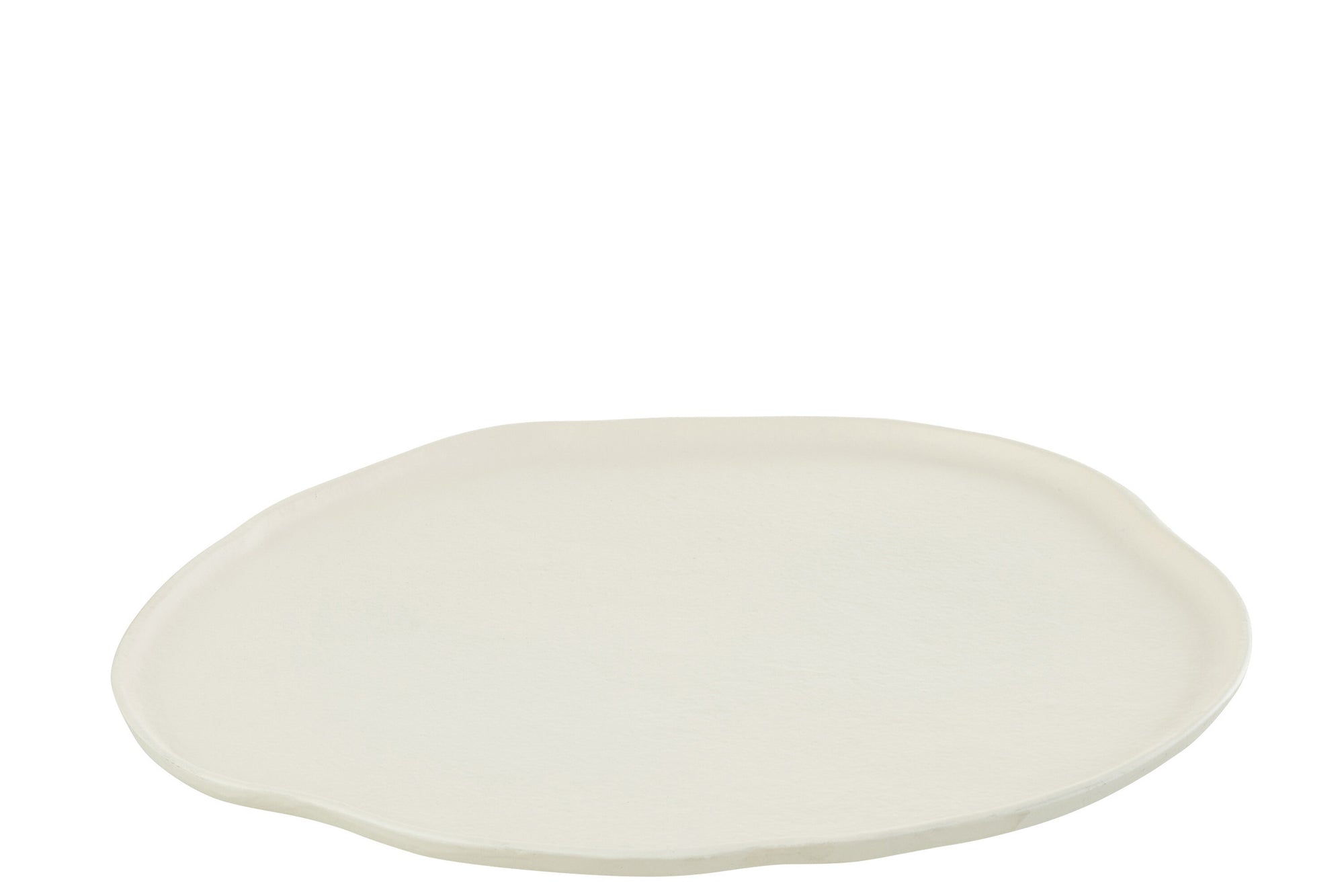 Lade Ronde Aluminium Wit Groot