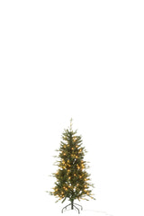 J-LINE KERSTBOOM 160 LED KUNSTMATIG DONKERGROEN KLEIN