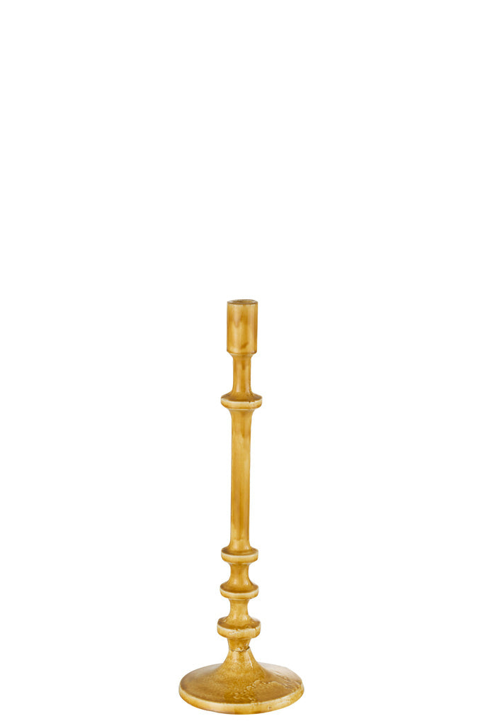  J-LINE KANDELAAR CLASSIC ALUMINIUM OCHRE LARGE