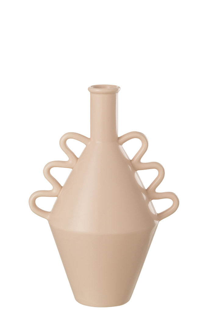 J-LINE VAAS GOLVEN MET HANDVAT – DOLAMIET ROZE LARGE