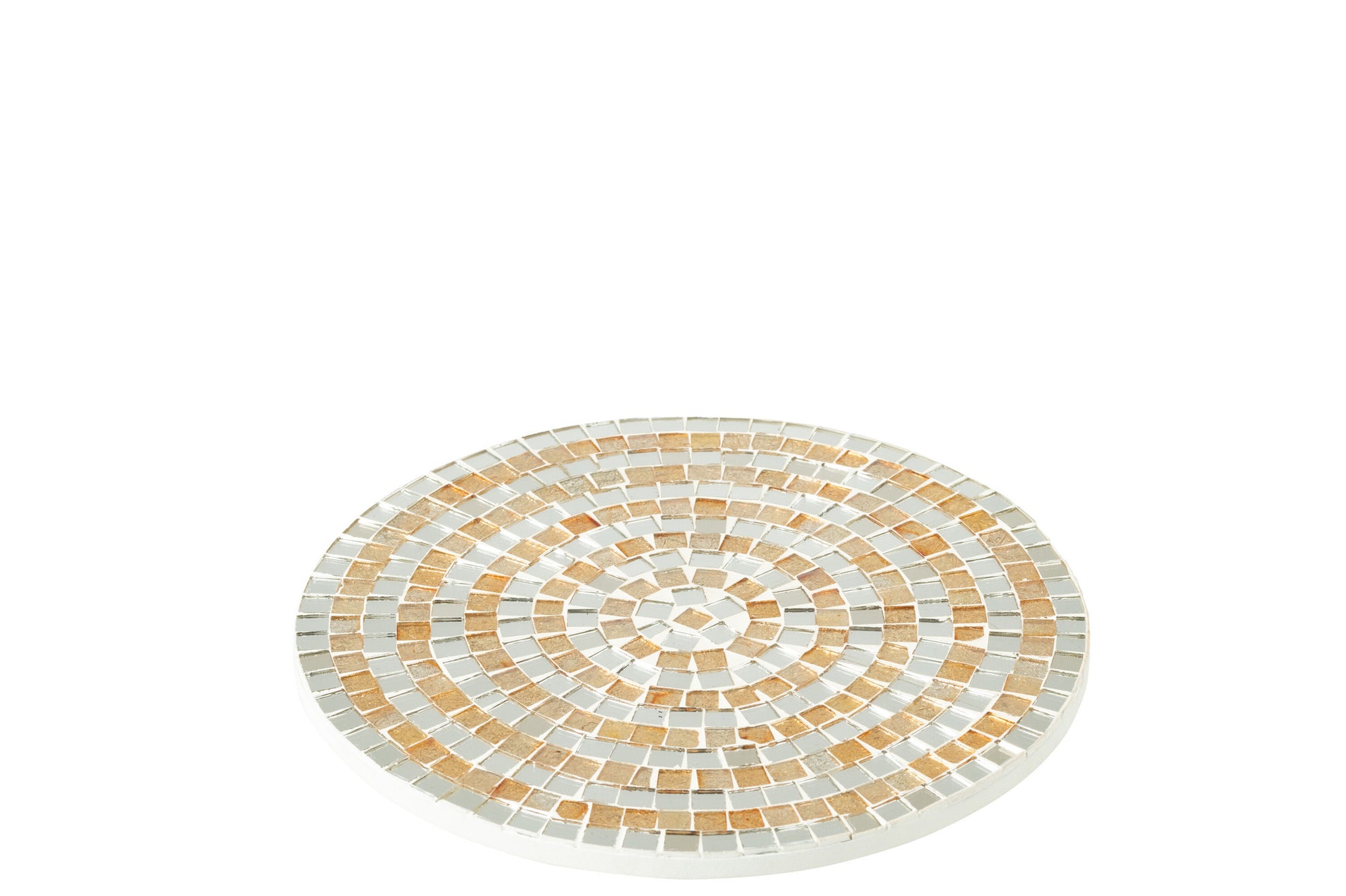 Lade Mozaïekglas Zilver/Goud Middelgroot