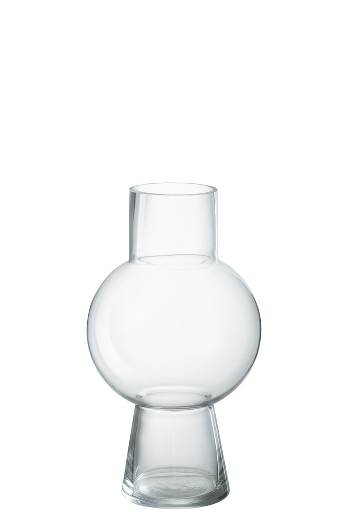 J-LINE VAAS BALL GLAS TRANSPARANT MEDIUM