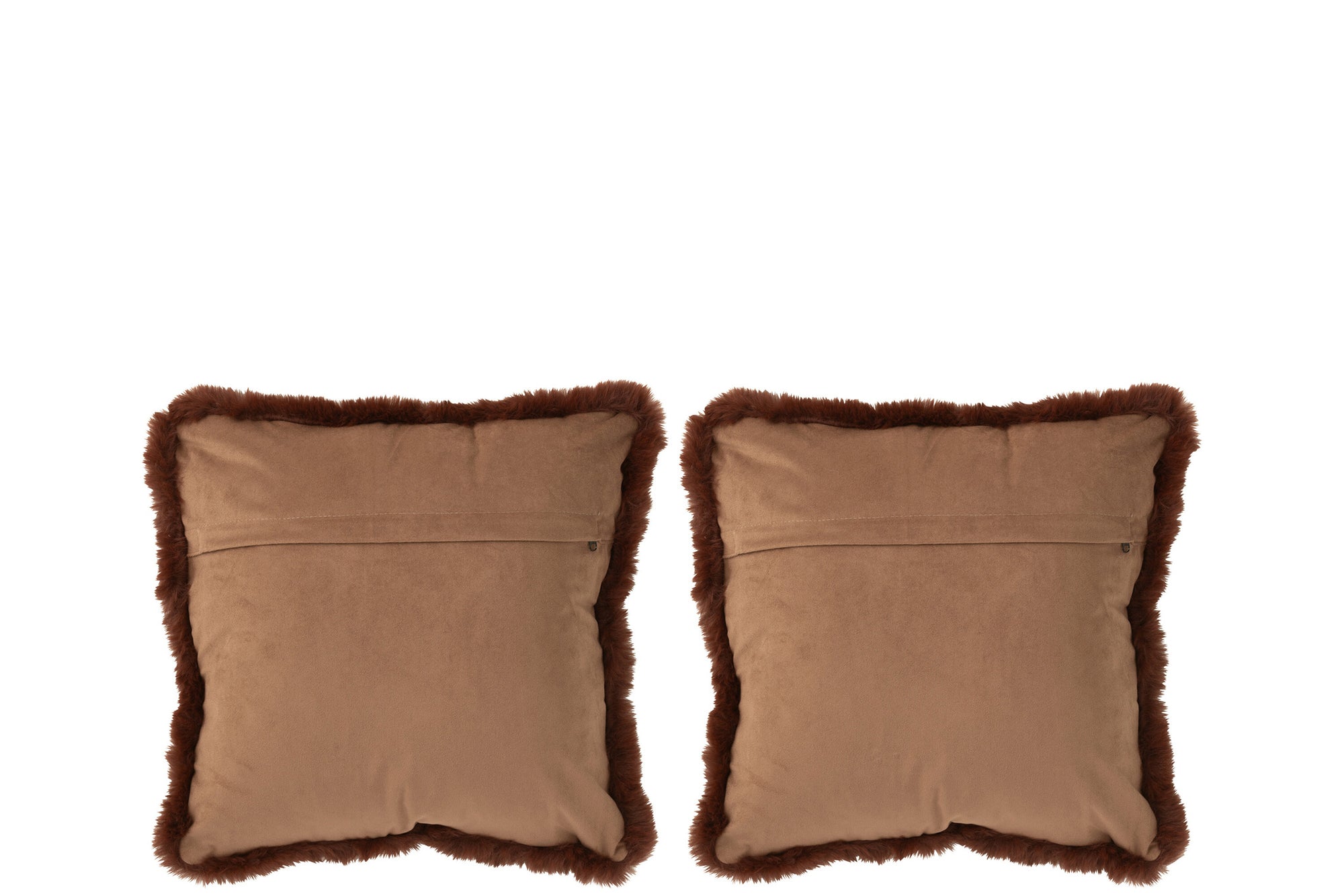 Kussen Paard Polyester Bruin Klein Assortiment Van 2
