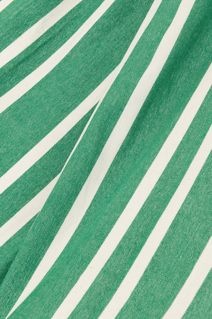 J-LINE HANGMAT STREPEN – KATOEN/POLYESTER DONKERGROEN/WIT