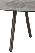 Salontafel Drop Aluminium/IJzer Zwart Groot