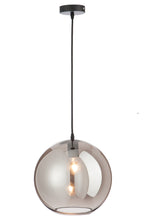 Lamp Bol Glas Spiegel Zilver Groot