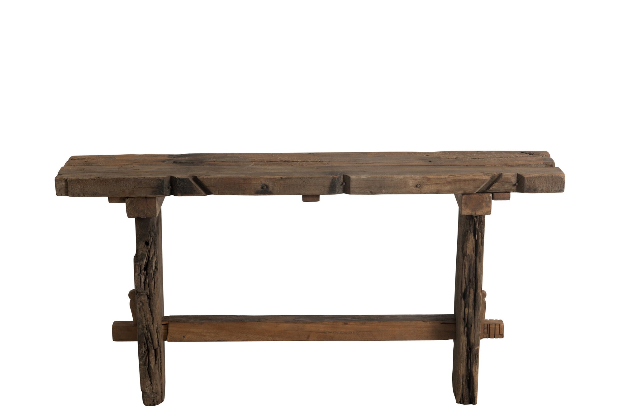 Console Ruw Gerecycled Hout Bruin