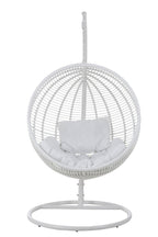 J-LINE HANGSTOEL ROND STAAL WIT