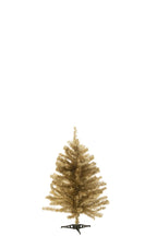 J-LINE KERSTBOOM KUNSTMATIG PVC GOUDKLEURIG KLEIN