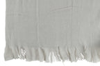 J-LINE PLAID MET FRANJES POLYESTER GRIJS