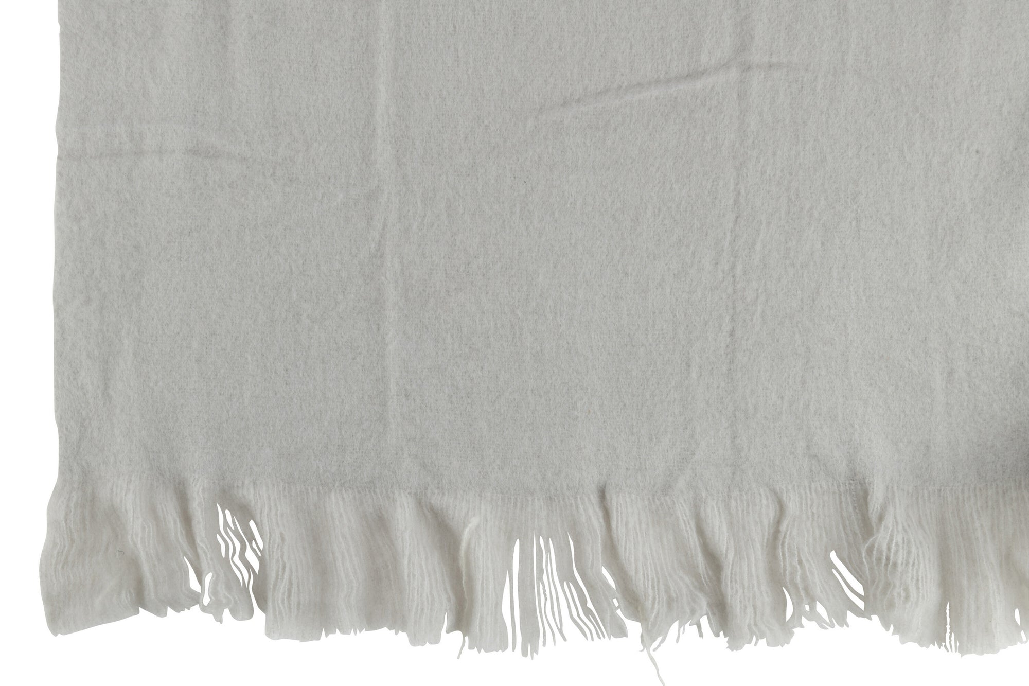 J-LINE PLAID MET FRANJES POLYESTER GRIJS
