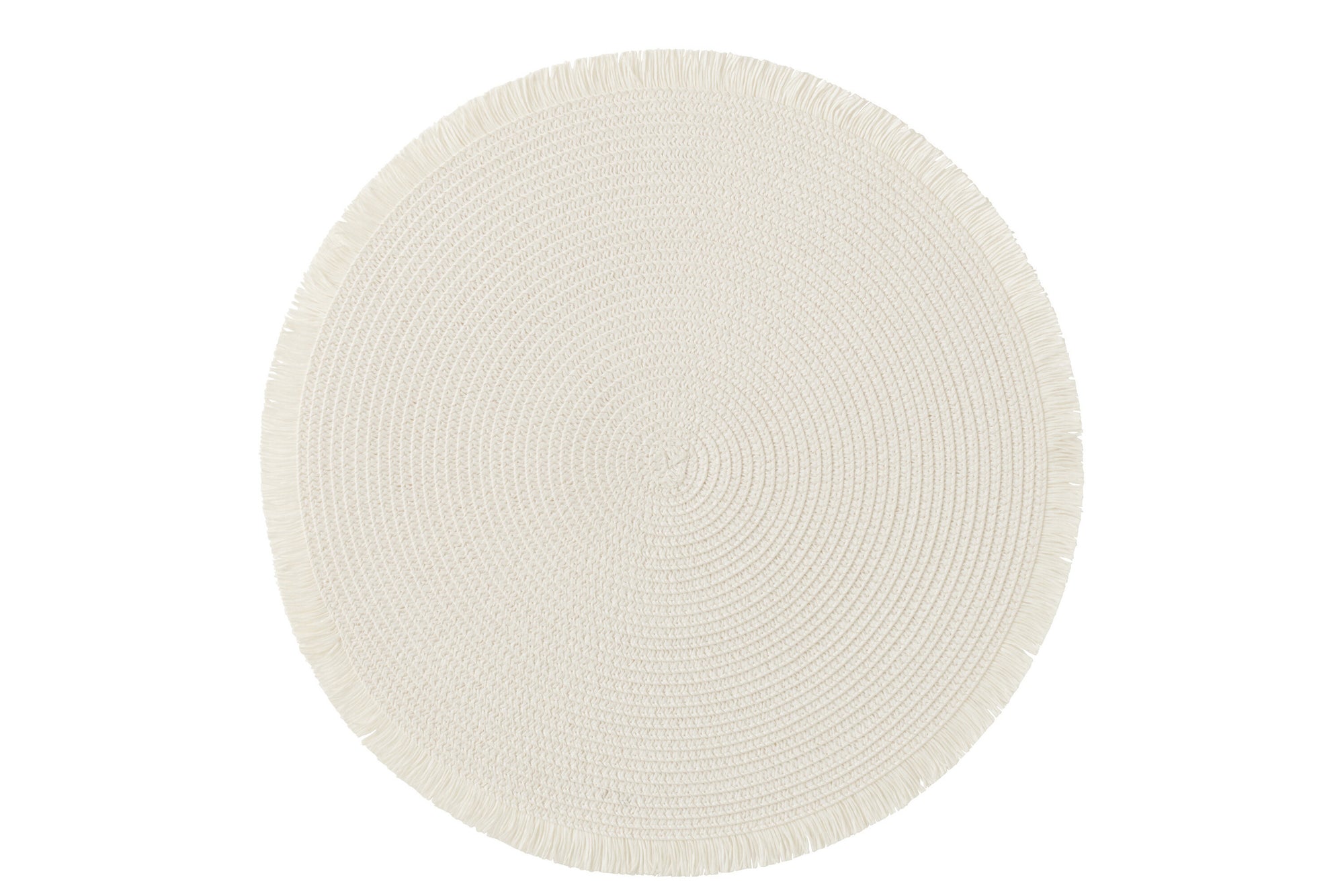 Placemat Ronde Papier Wit
