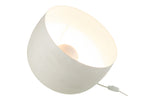 Grote witte metalen lamp