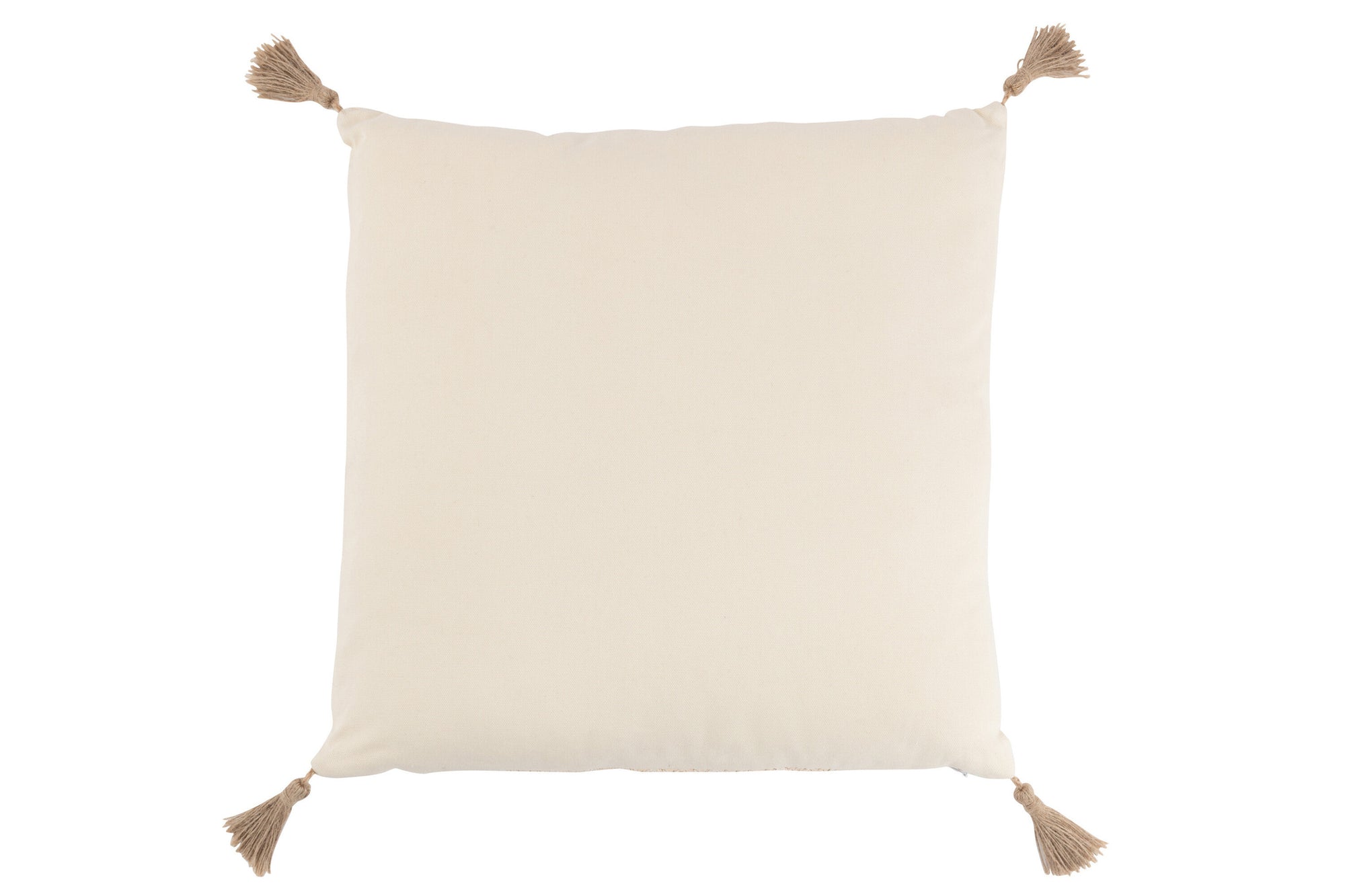Kussen Geweven Vierkant Polyester Beige