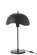 Tafellamp metaal/marmer zwart
