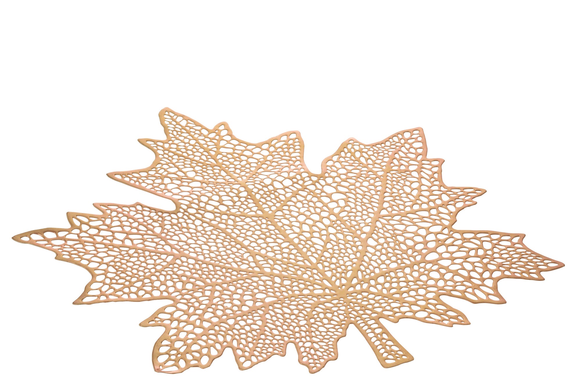 Placemat Blad Plastic Lichtroze