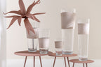 J-LINE VAZE DELPH – GLAS TRANSPARANT/BEIGE MEDIUM
