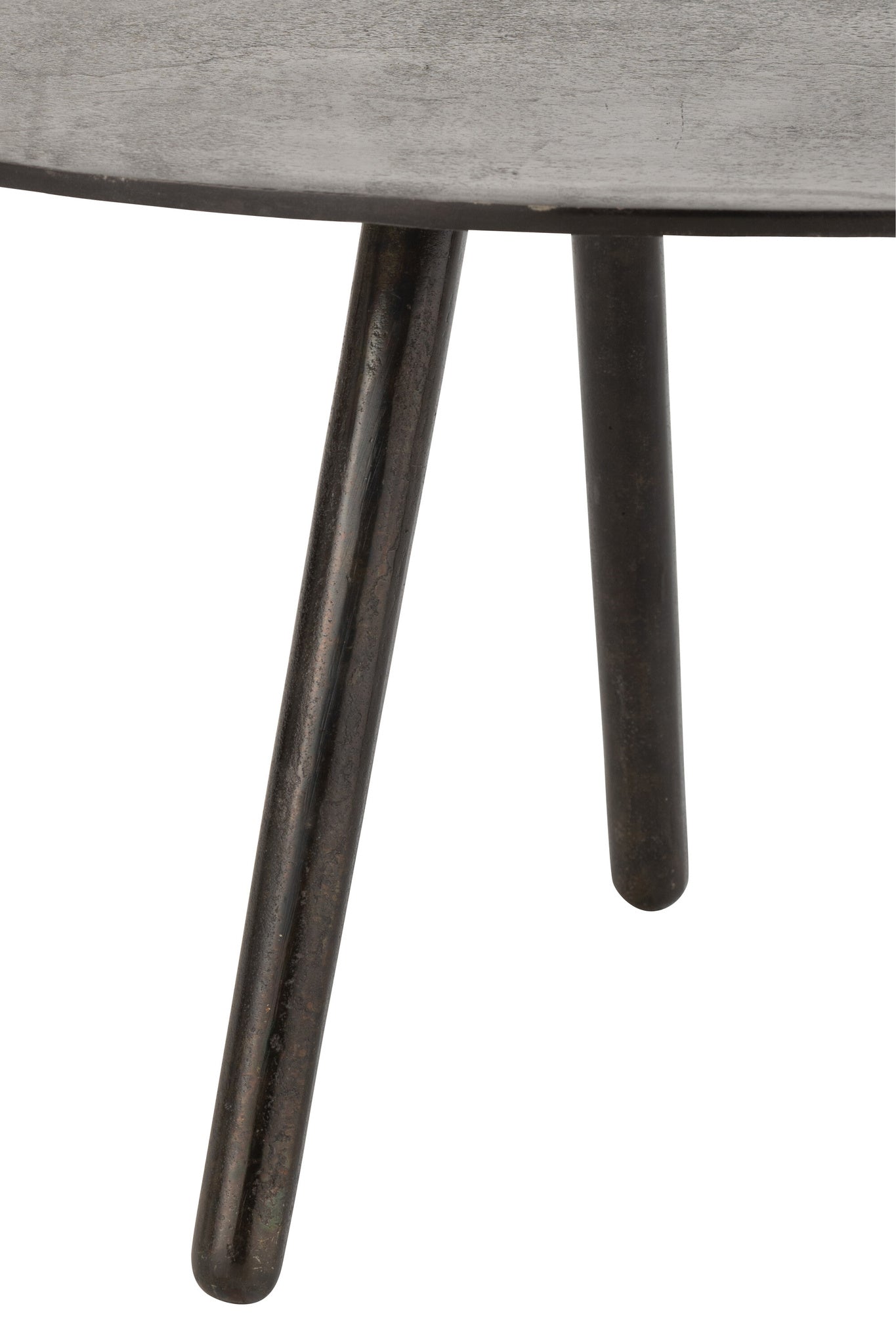 Salontafel Drop Aluminium/IJzer Zwart Klein
