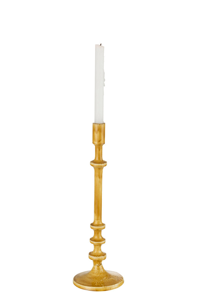  J-LINE KANDELAAR CLASSIC ALUMINIUM OCHRE LARGE