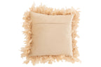 J-LINE KUSSENVEREN POLYESTER ROZE/BEIGE 45X45