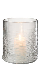 J-LINE WINDLICHT SEA GLAS GRIJS KLEIN