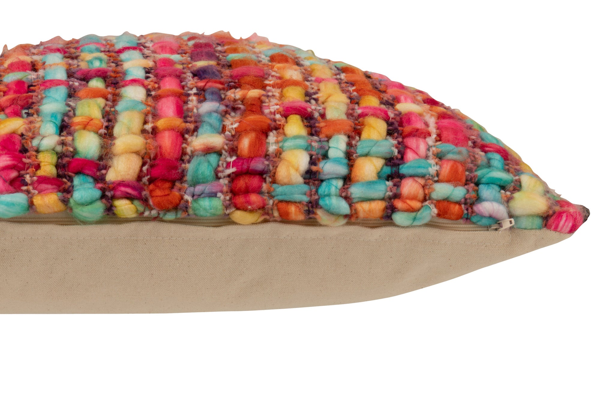 Kussen Gebreid Acryl Multicolor