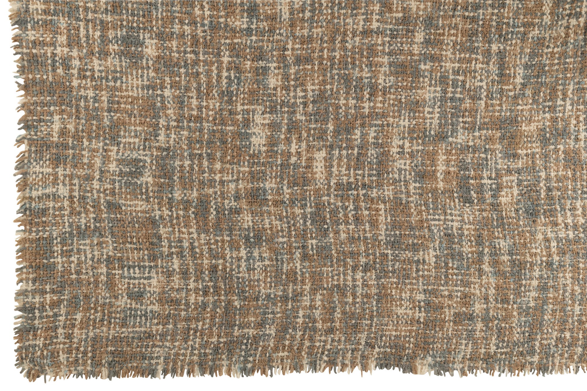 J-LINE PLAID TWEED ACRYL/KATOEN LICHTBLAUW/BEIGE
