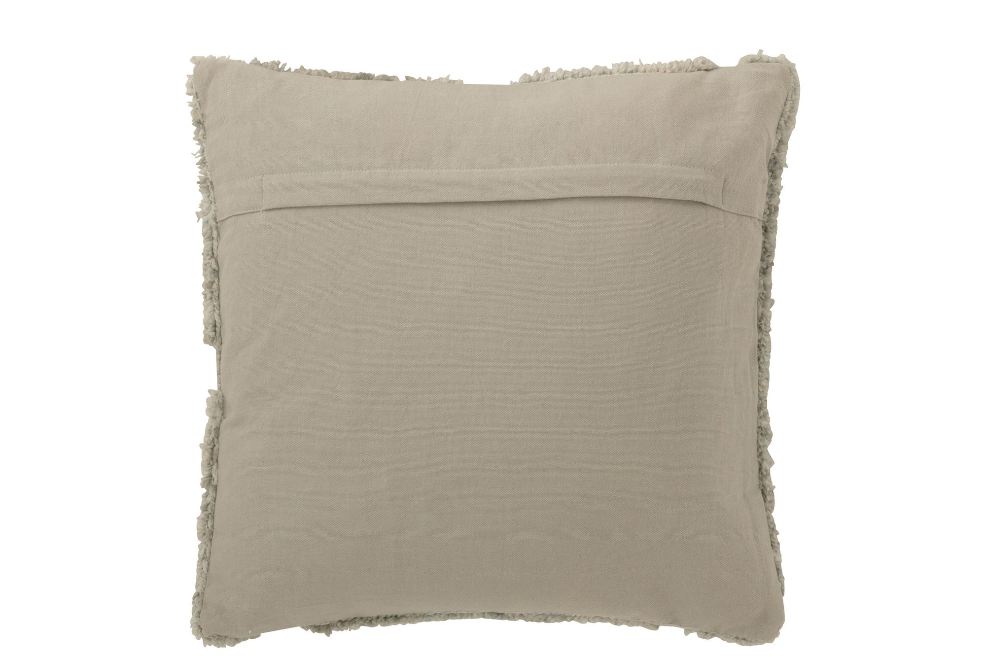 Kussen Steenpatroon Polyester Grijs Blauw