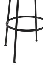 Barstoel Neo Staal Natuur/Zwart