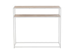 Console Zigzag Hout/Metaal Natuurlijk/Wit