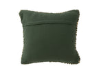 Kussen Geweven Polyester Ecru/Olijf