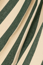 J-LINE HANGMAT GROTE STREPEN – KATOEN/POLYESTER DONKERGROEN/ECRU