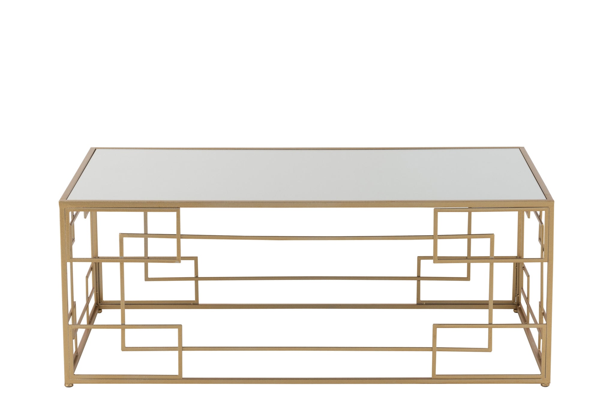 Salontafel Lines Metaal/Glas Goud