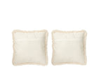 Kussen IJsbeer Polyester Off-White/Beige Klein Assortiment Van 2