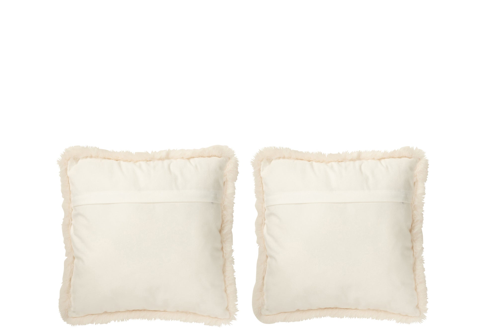 Kussen IJsbeer Polyester Off-White/Beige Klein Assortiment Van 2