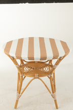 Eettafel Rotan Beige/Wit