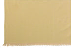J-LINE GERUITE ONREGELMATIGE KATOENEN GEEL/BEIGE