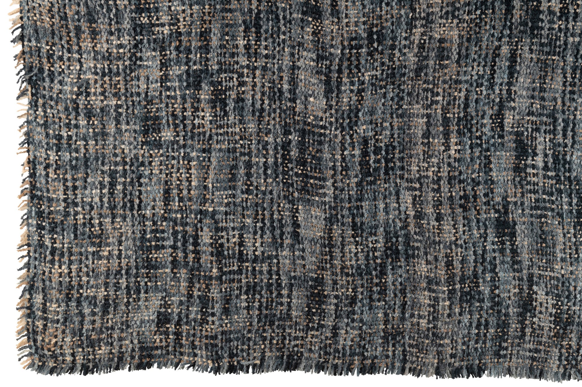 J-LINE PLAID TWEED ACRYL/KATOEN BLAUW/WIT