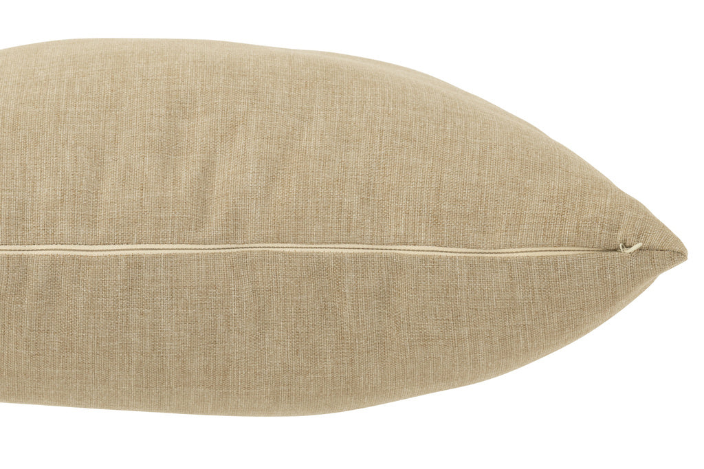 J-LINE KUSSEN OUTDOOR – POLYPROPYLEEN/POLYESTER – BEIGE – 50 CM