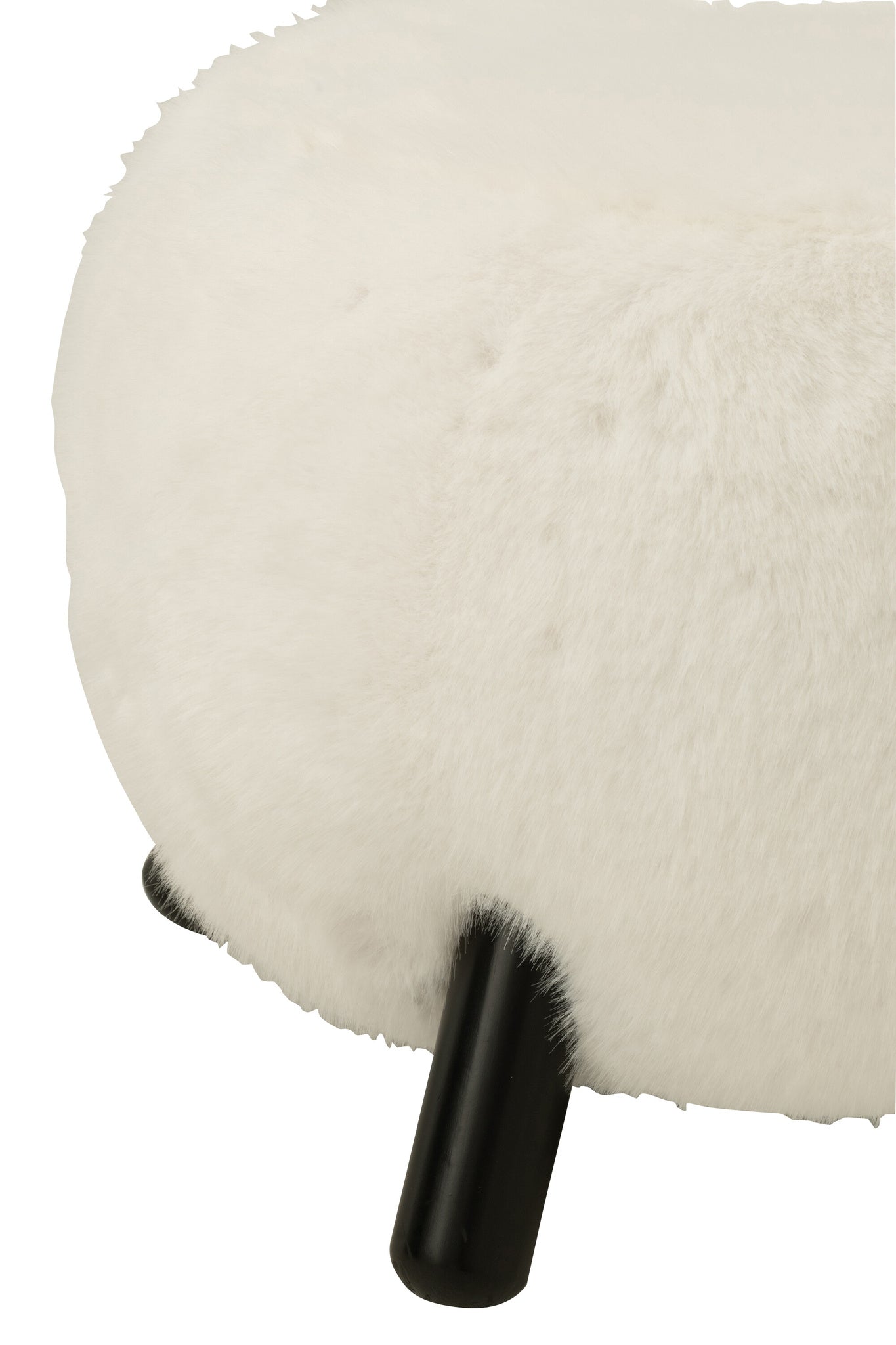 Bontkruk met witte houten poten