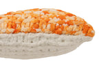 Kussen Gebreid Polyester Oranje/Wit
