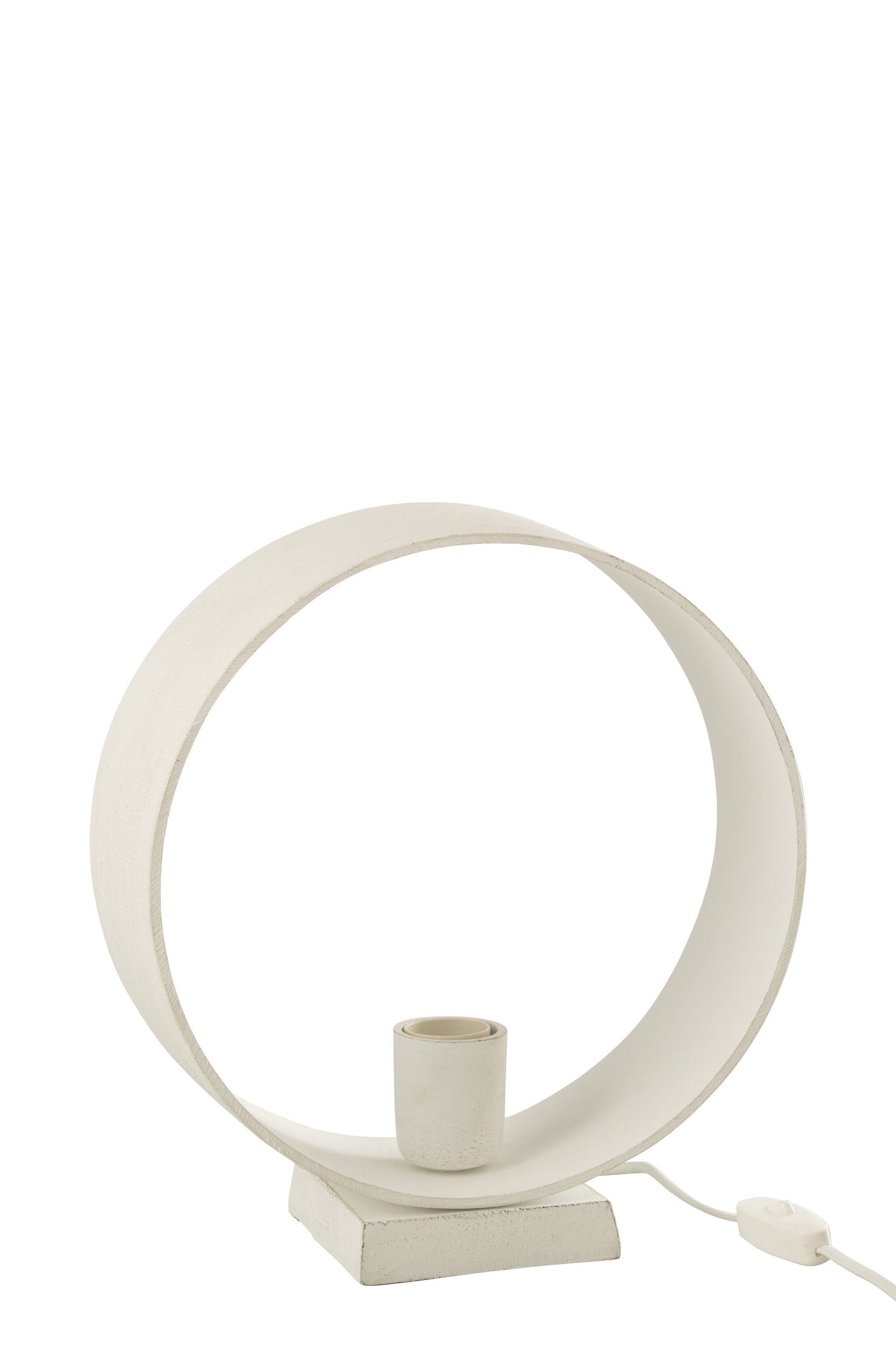 Tafellamp Circle Mat Wit
