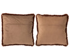 Kussen Paard Polyester Bruin Groot Assortiment Van 2