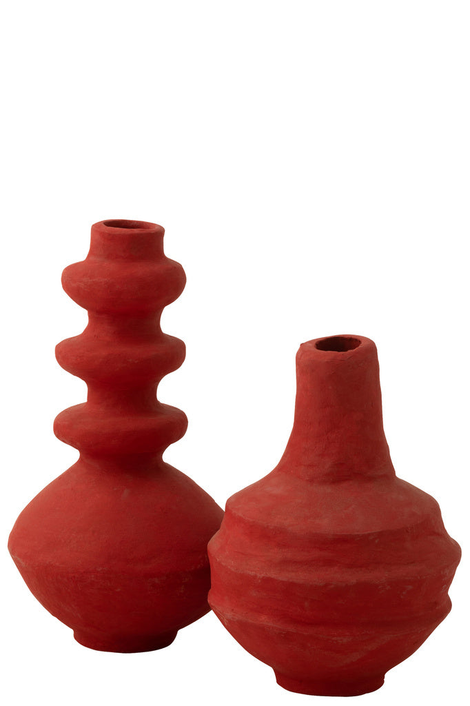 J-LINE POT TRIPLE PAPIER-MACHÉ ROOD